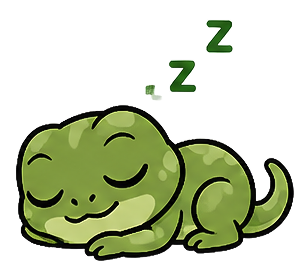 Sleeping Gecko